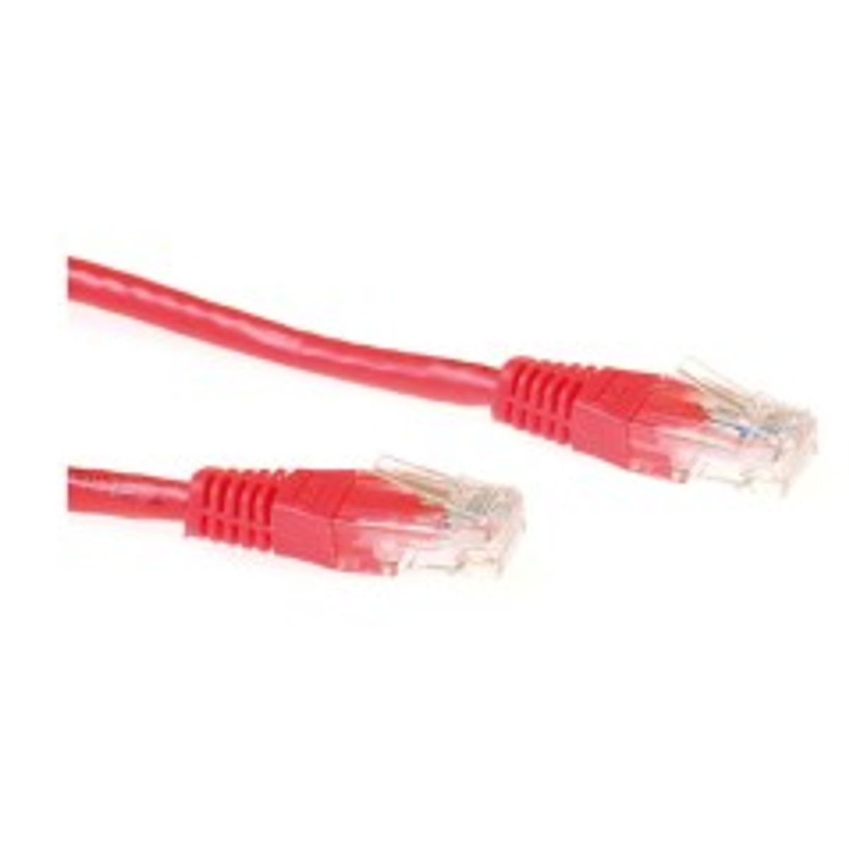 MicroConnect U/UTP CAT6 10M Red PVC