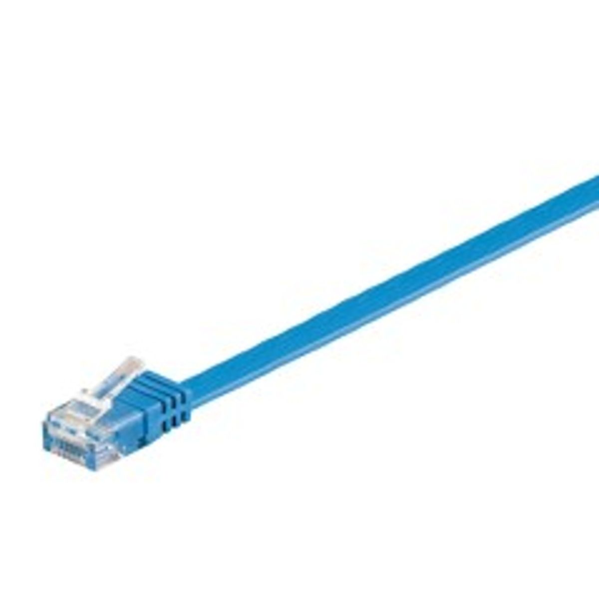 MicroConnect U/UTP CAT6 1M Blue Flat