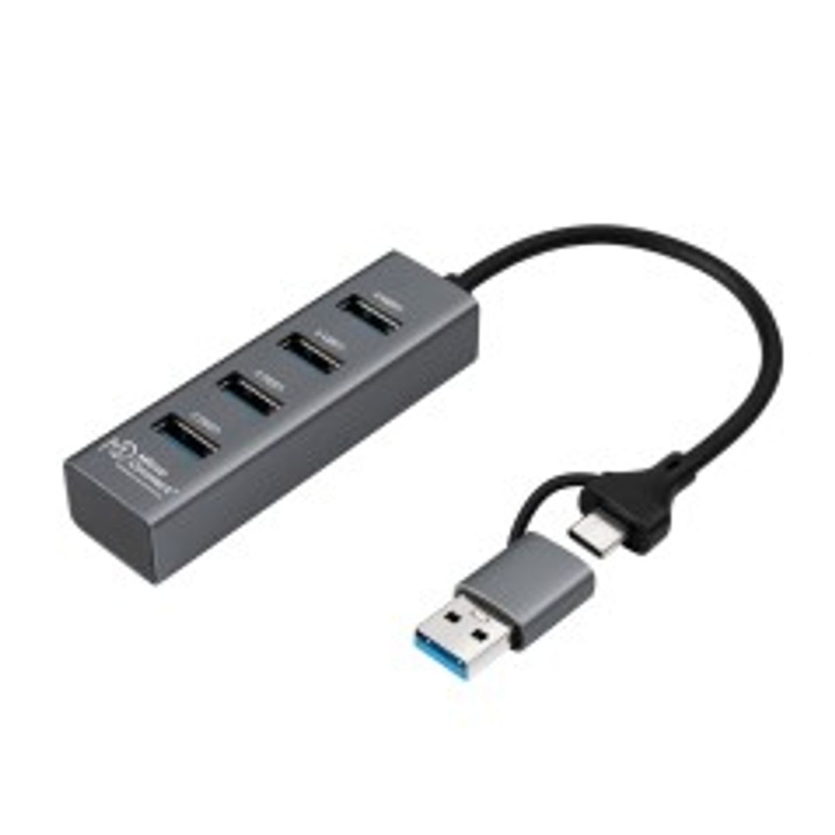 MicroConnect USB 3.0 Hub 4-Port with USB-C