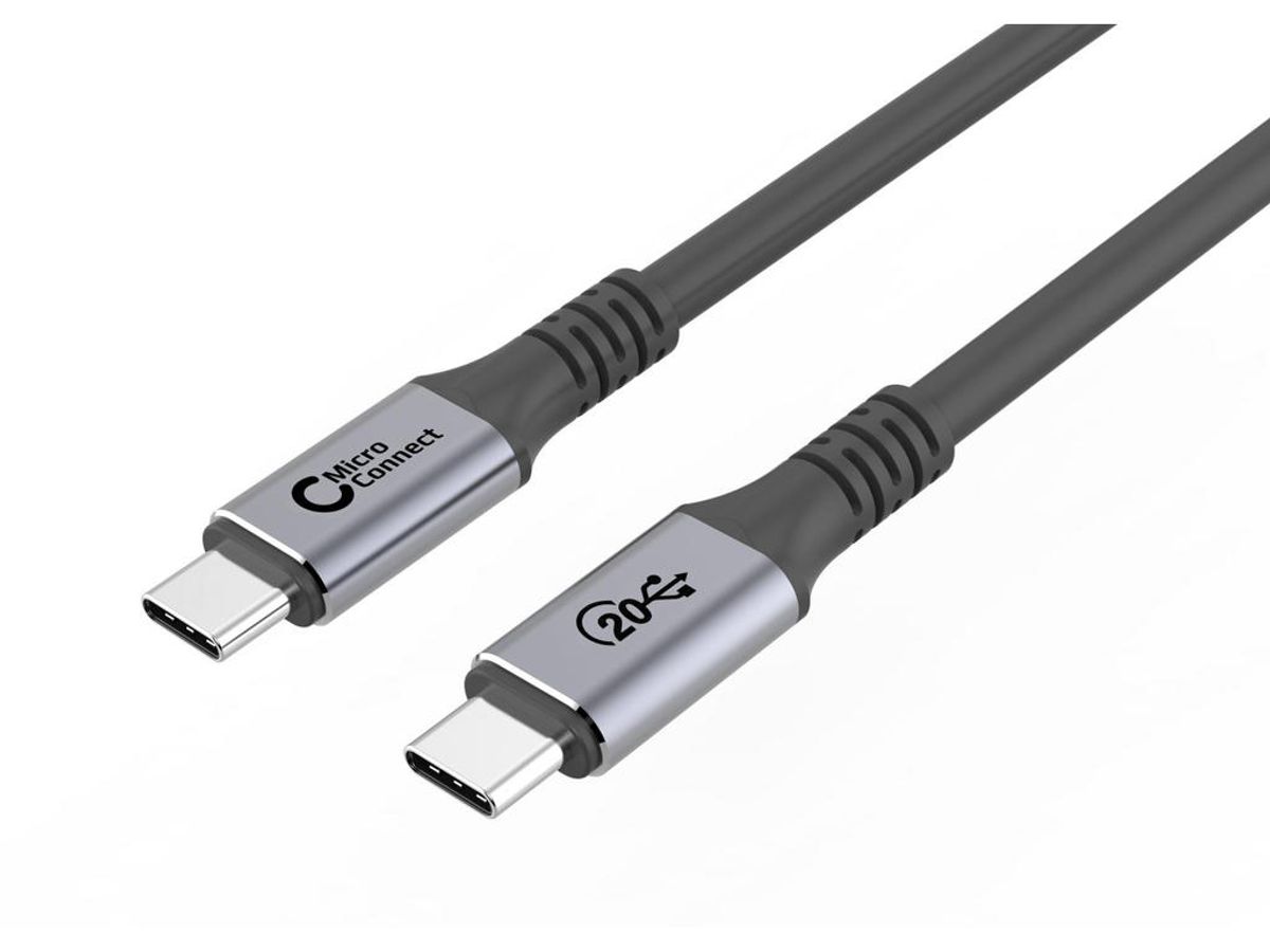 Microconnect Usb-c Cable 0,5m, 100w, 20gbps, USB 3.2 Gen 2x2