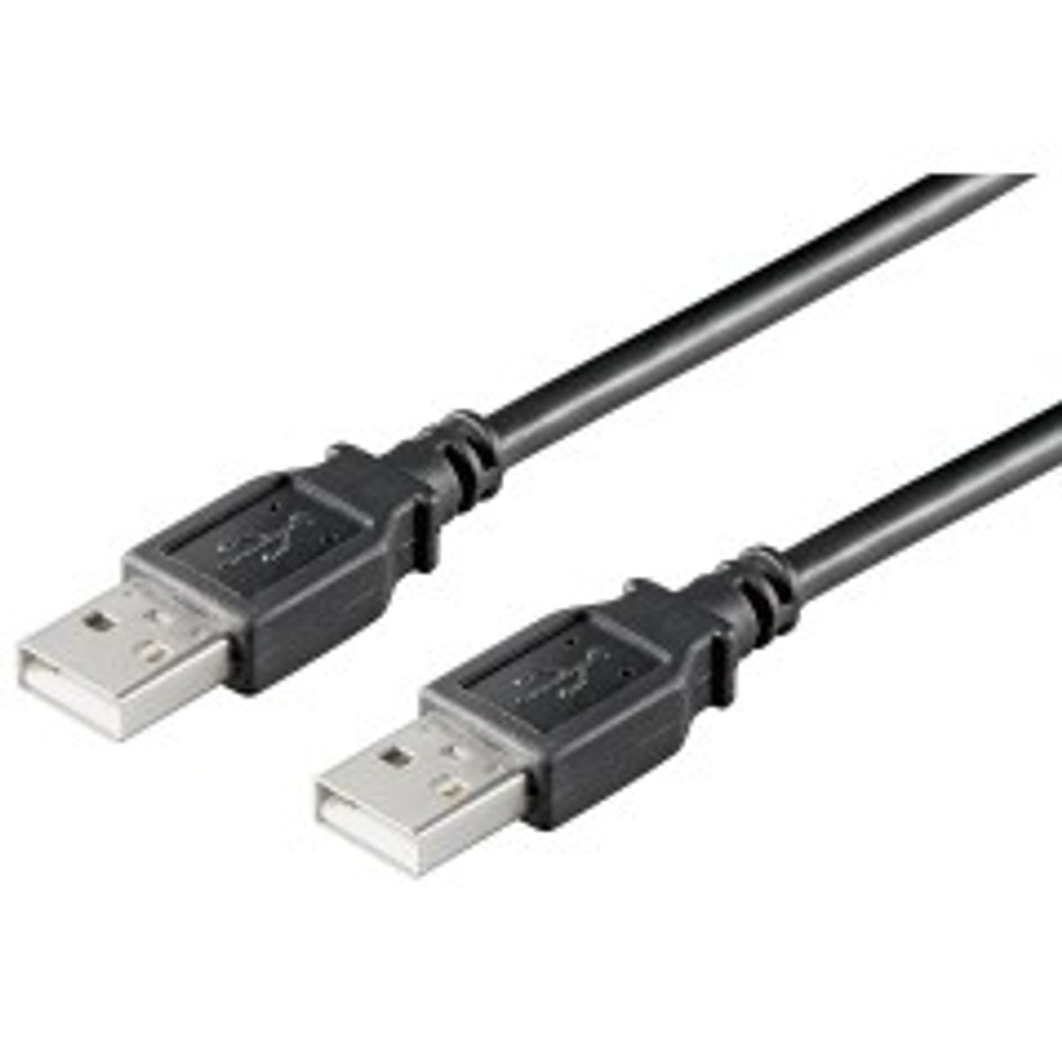 MicroConnect USB2.0 A-A 3m M-M, Black