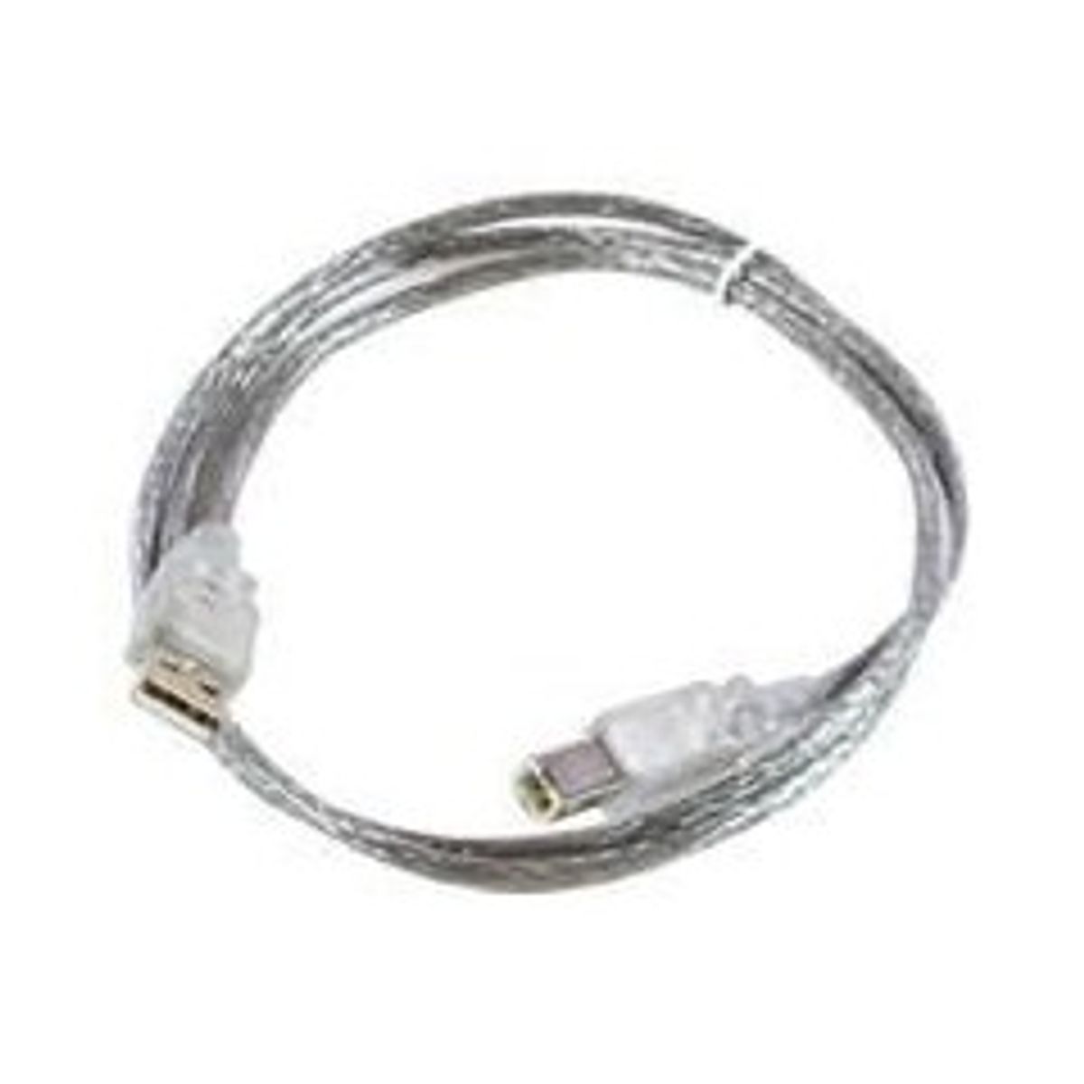 MicroConnect USB2.0 A-B 5m M-M,Transparent