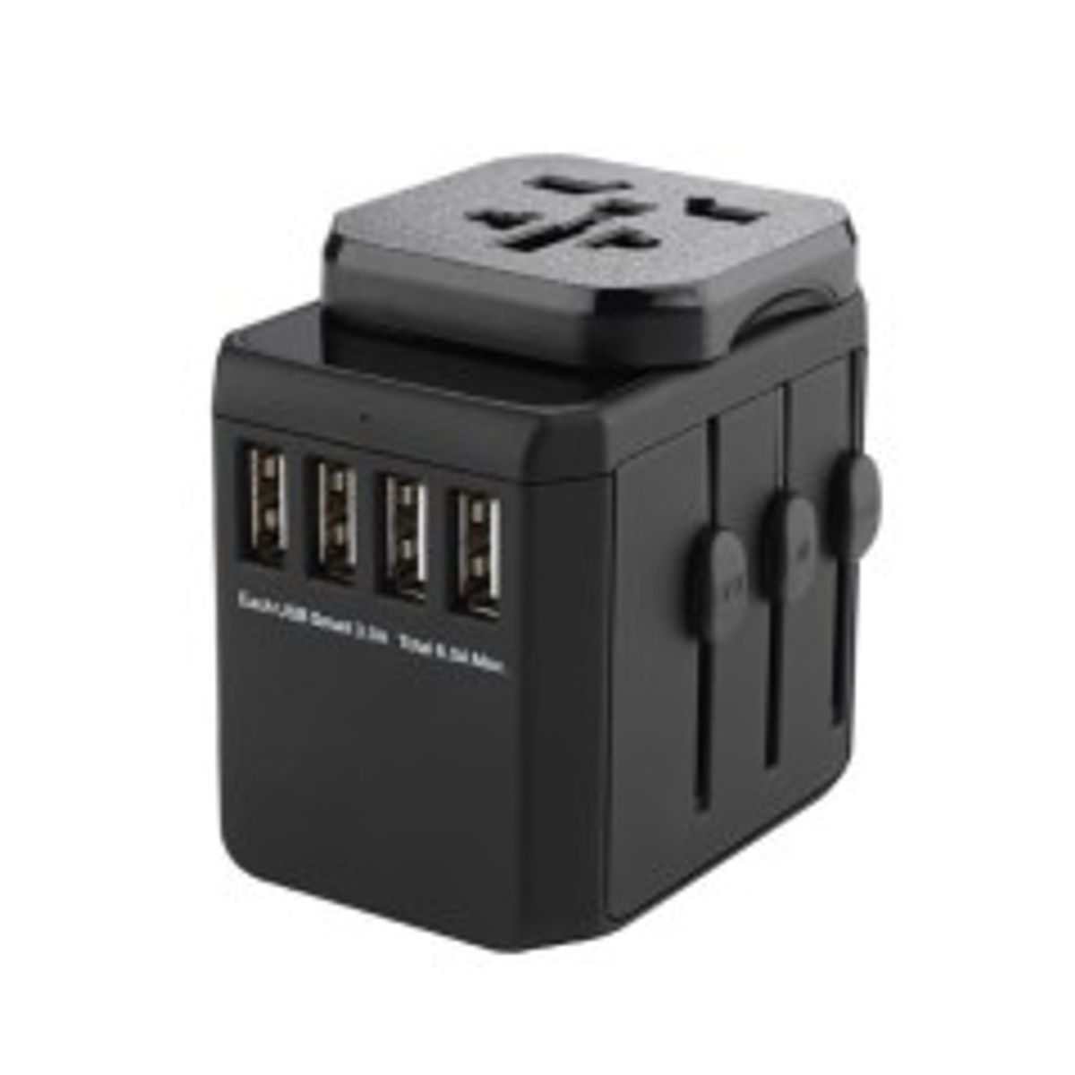 MicroConnect World Travel Adapter, 4 USB A