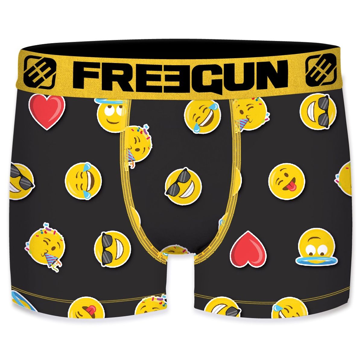 Microfiber Boxershorts - Emoji 1 - Freegun