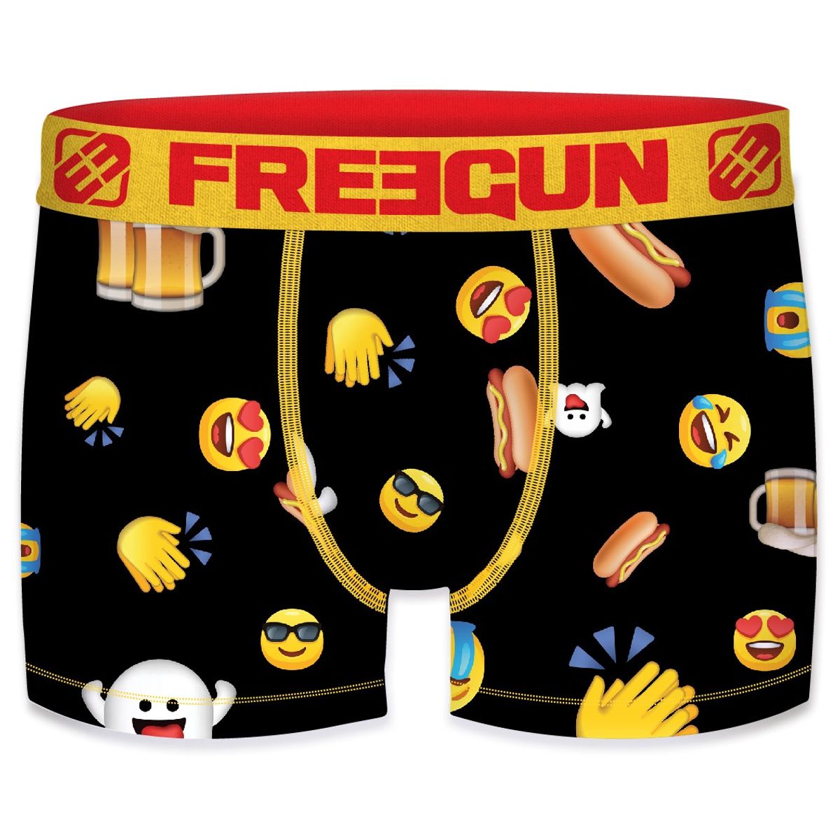 Microfiber Boxershorts - Emoji 4 - Freegun