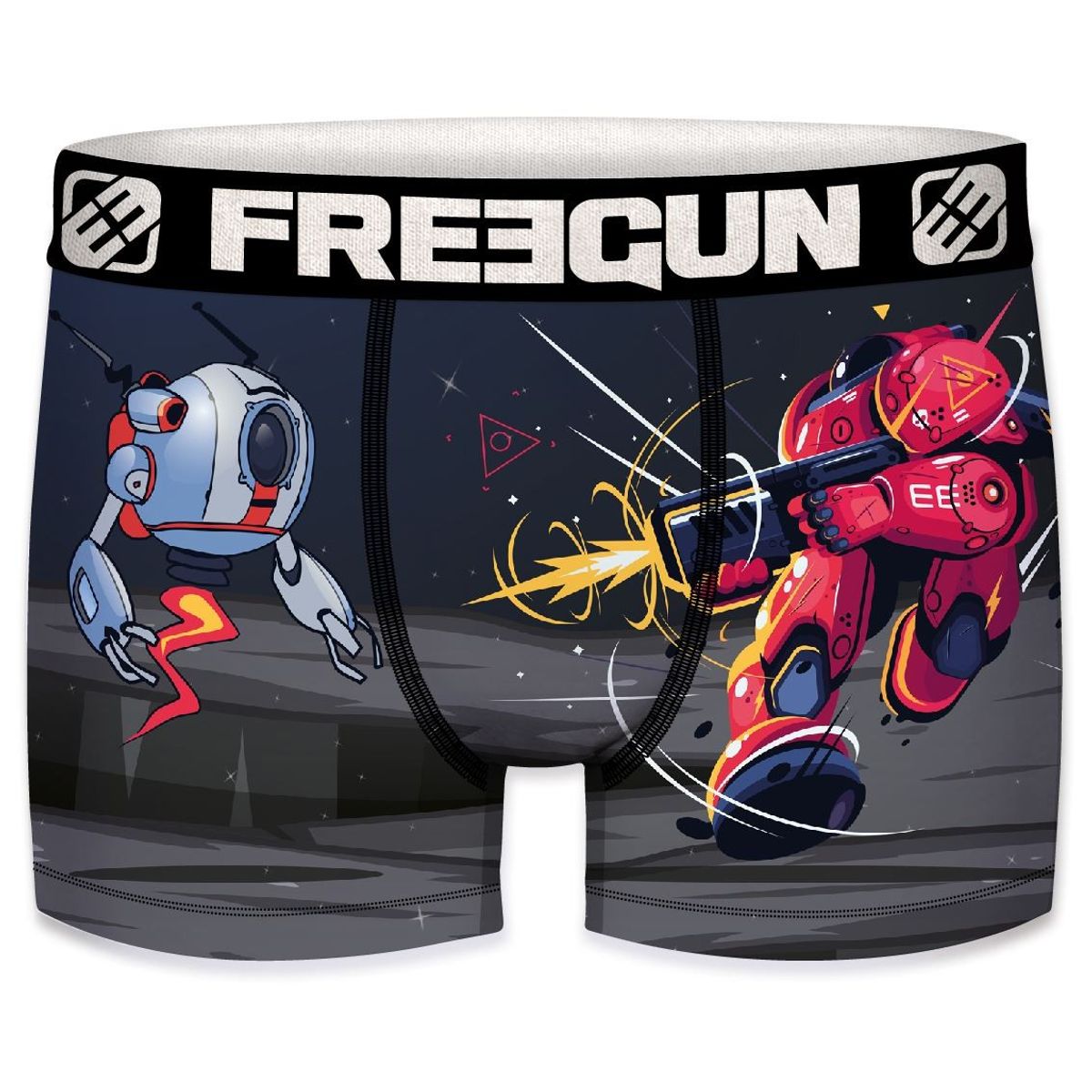 Microfiber Boxershorts - Fighting Robot - Freegun