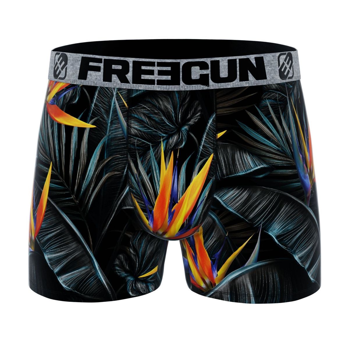 Microfiber Boxershorts - Orange Plants - Freegun