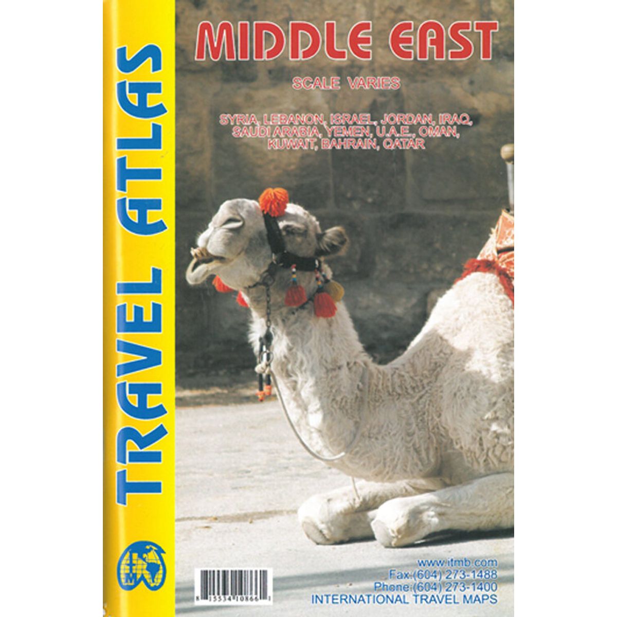 Middle East Travel Atlas - Itmb - English Book