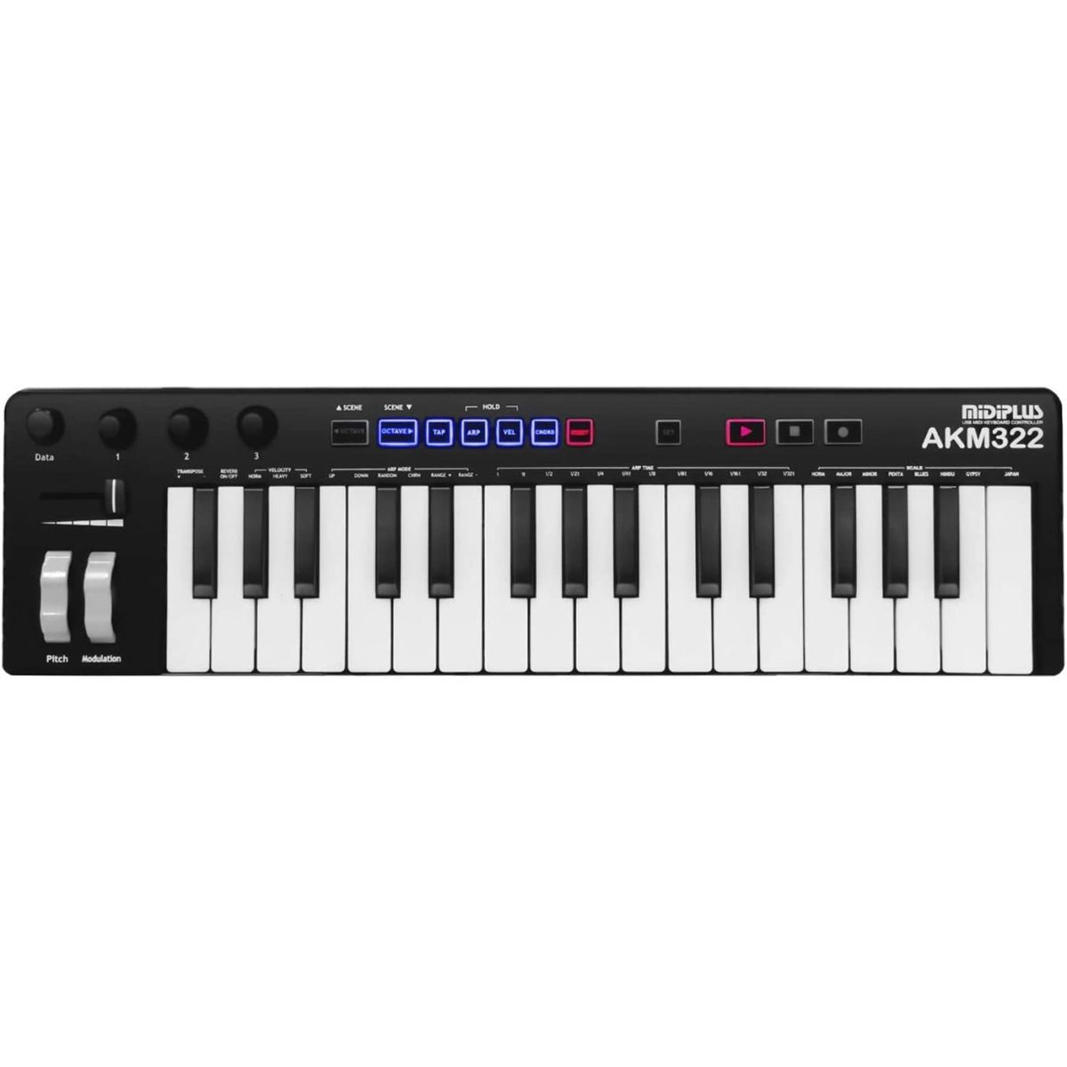 Midiplus AKM-322 USB midi-keyboard