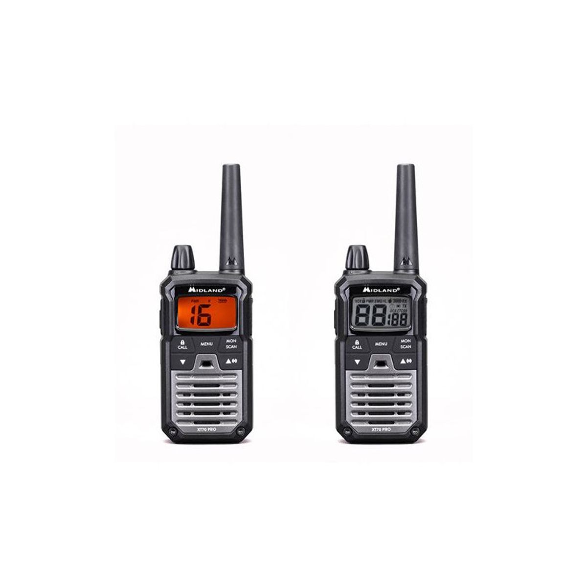 MIDLAND XT70 Pro Duo Black/Dark Grey Walkie Talkie