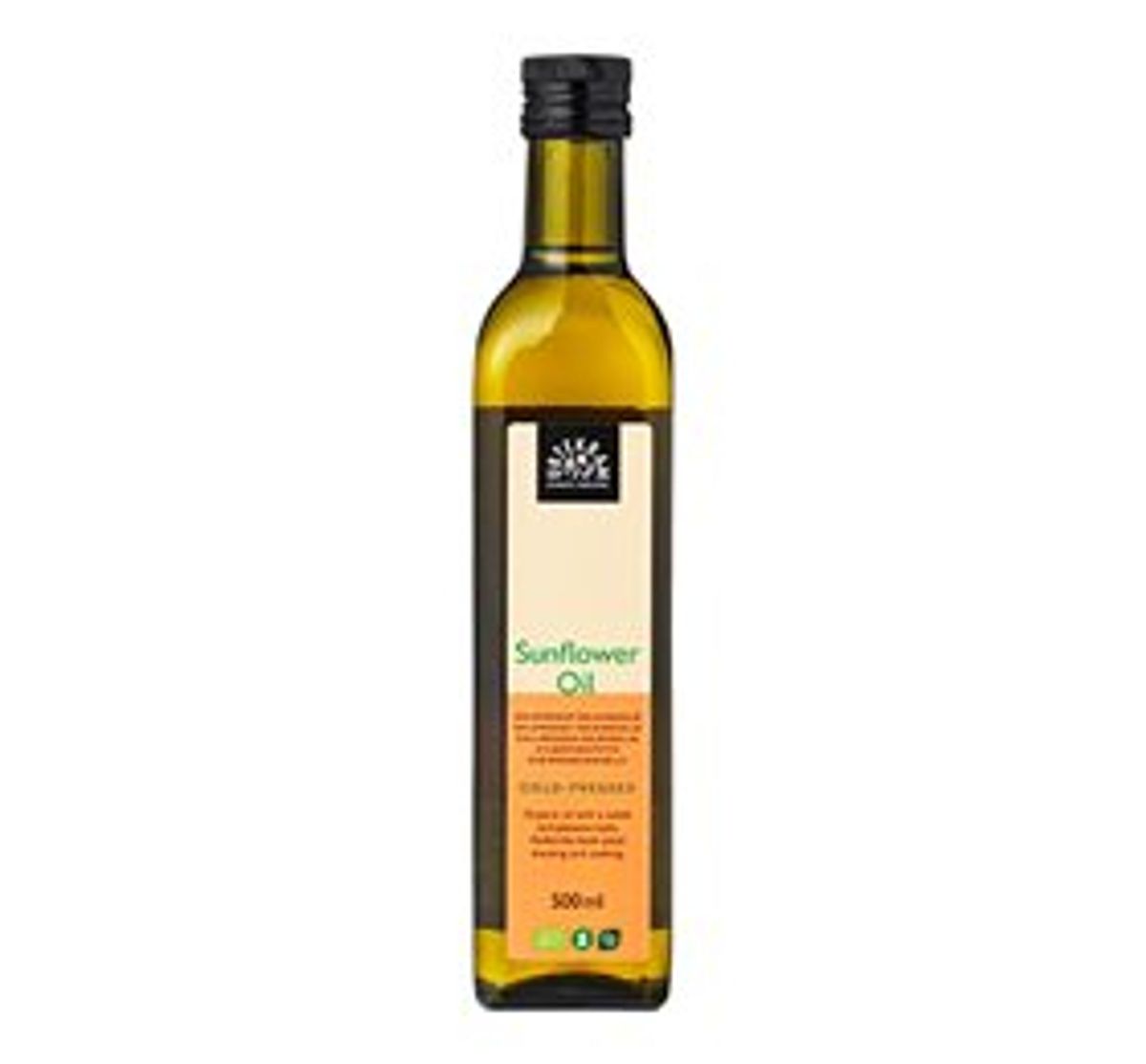 Midsona Solsikkeolie Italien Ø &bull; 500ml.