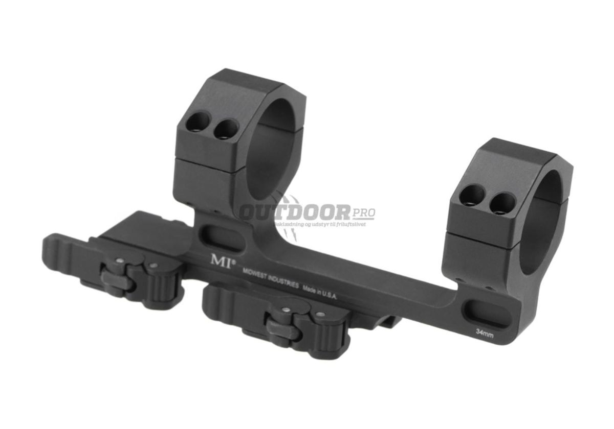 Midwest Industries 34mm QD 1.4" Offset Scope Mount Black