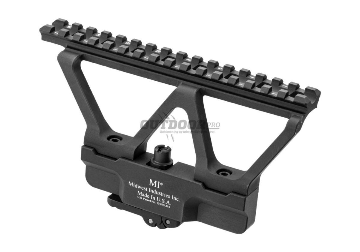 Midwest Industries AK Gen 2 Rail Top Side Mount Black