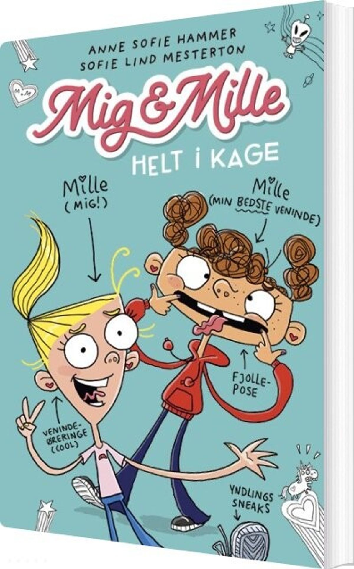 Mig & Mille - Helt I Kage - Anne Sofie Hammer - Bog