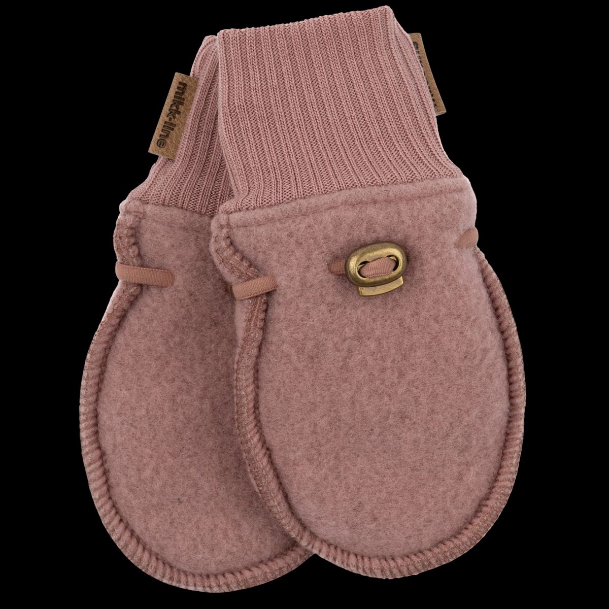 Mikk-line Baby Vanter i merinould - Twilight Mauve - 50/56