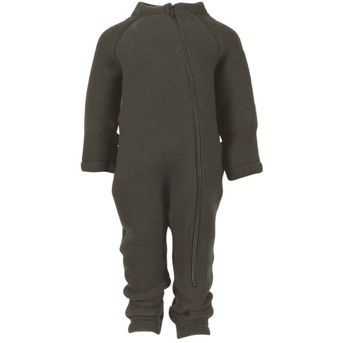 Mikk-Line - Køredragt Wool Baby Suit - Tarmac - 86