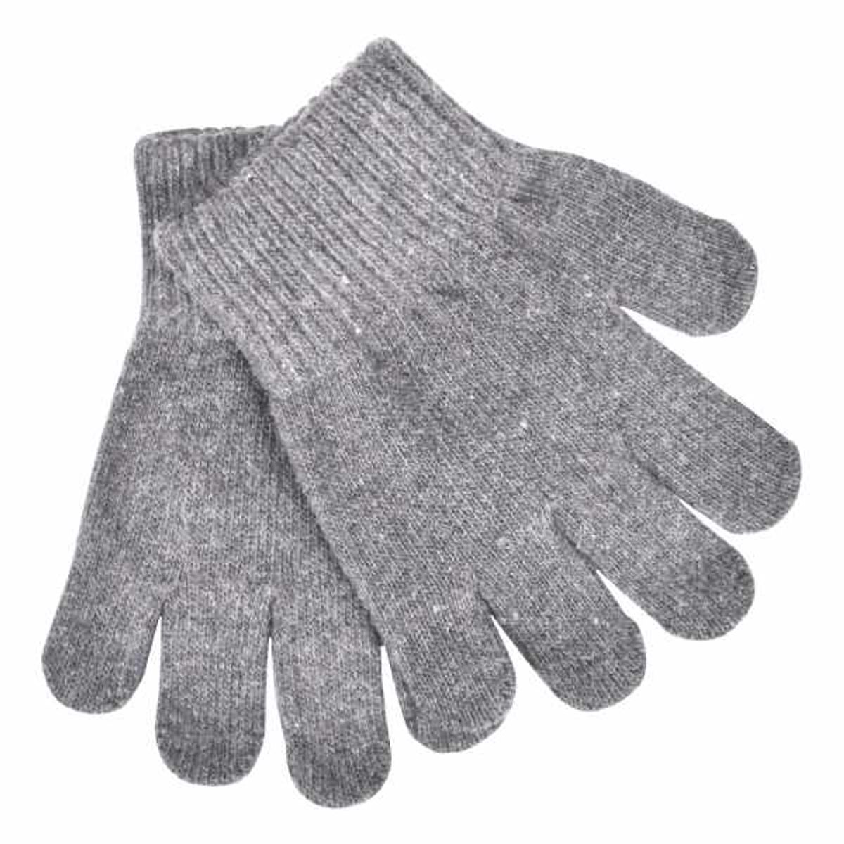 Mikk-Line - Magic Strik Handsker - Graphite Grey - 4-7 år