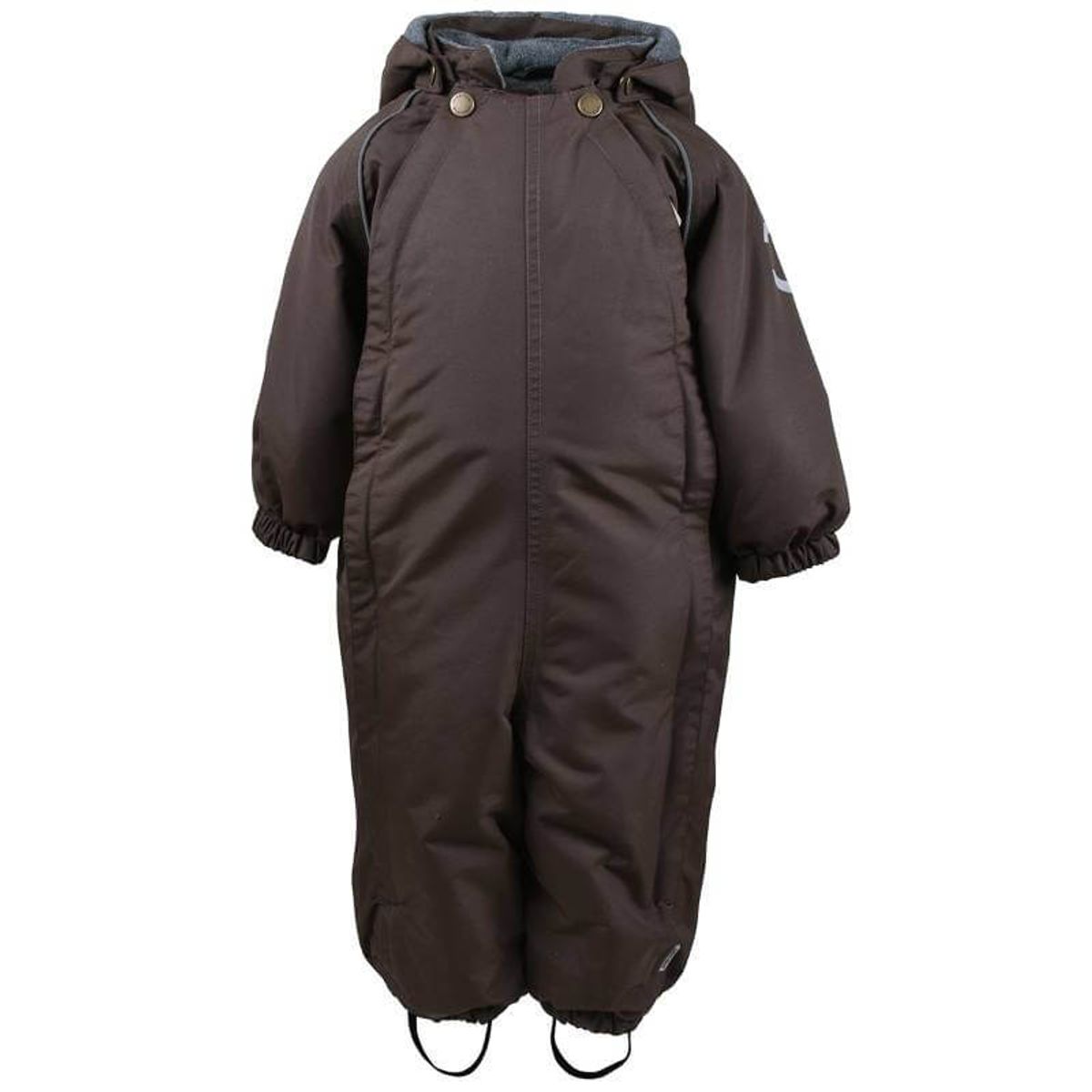 Mikk-Line - Nylon Baby Suit Solid Flyverdragt - Chocolate Brown - 98