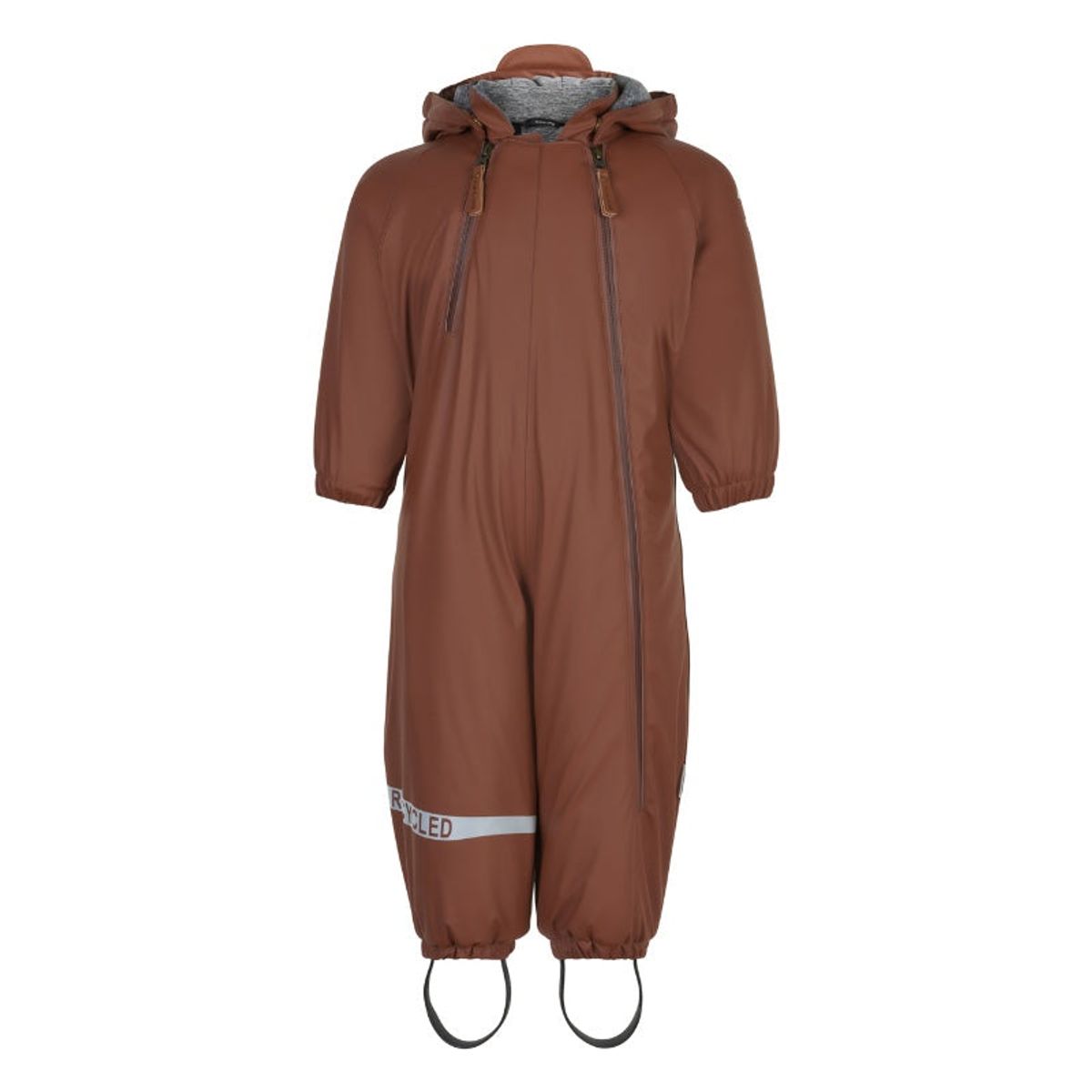 Mikk-Line - PU Snow Suit Recycled Baby Flyverdragt - Mink - 80