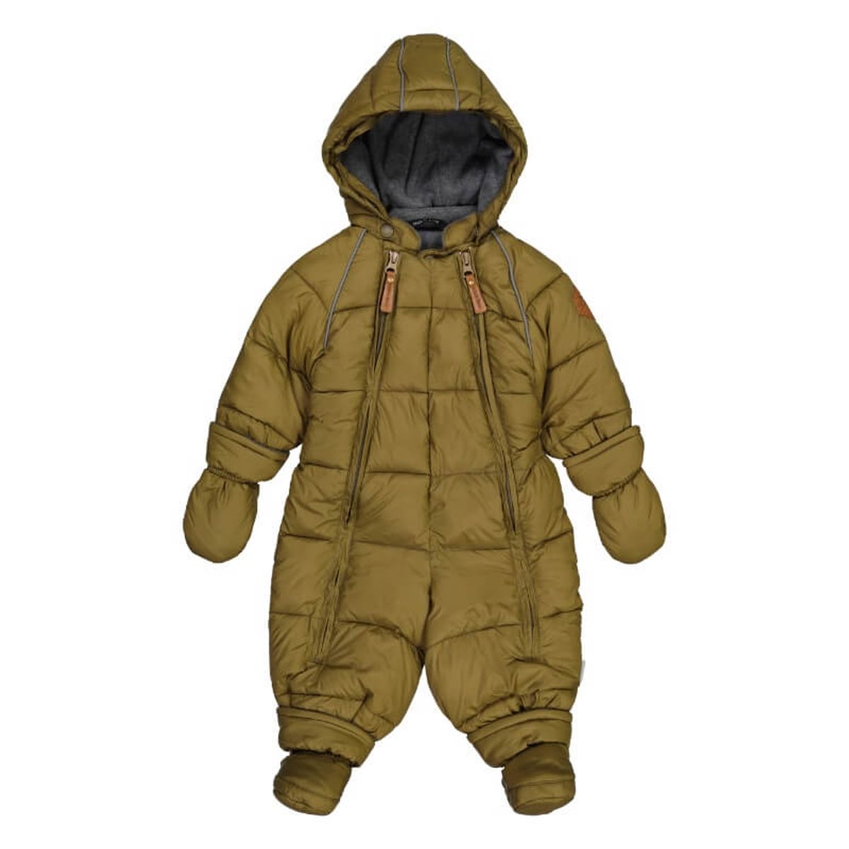 Mikk-Line - Puff Baby Suit w. Acc Rec Flyverdragt - Beech - 68