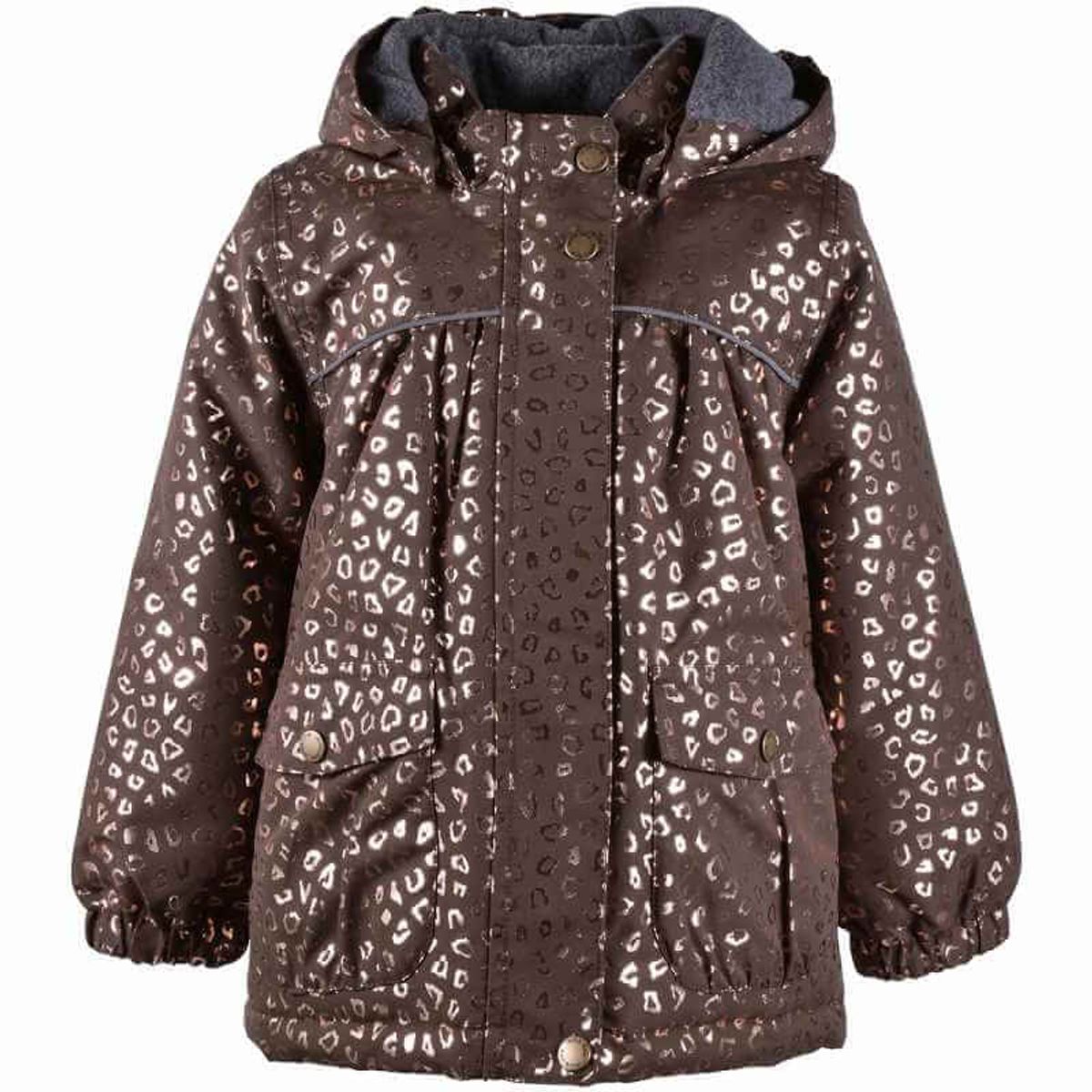 Mikk-Line - Vinterjakke Baby Girls - Chocolate Brown - 80