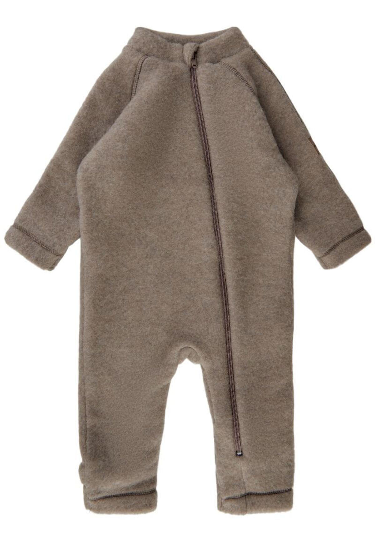 Mikk-Line - Wool Baby Suit - Melange Denver - 56