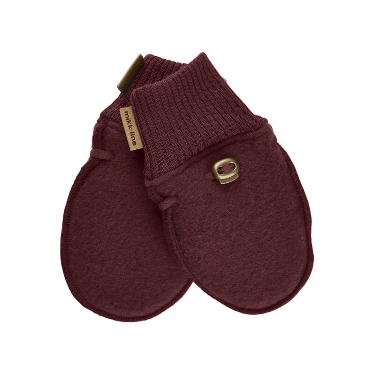 Mikk-Line - Wool Mittens - Decadent Chocolate - 50/56