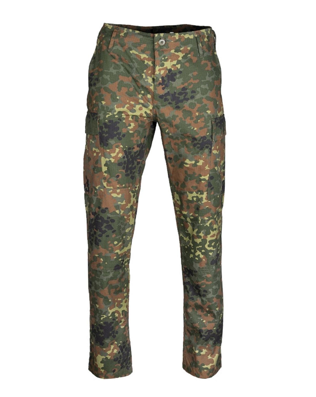 Mil-Tec BDU Field Bukser, Slim Fit Flecktarn