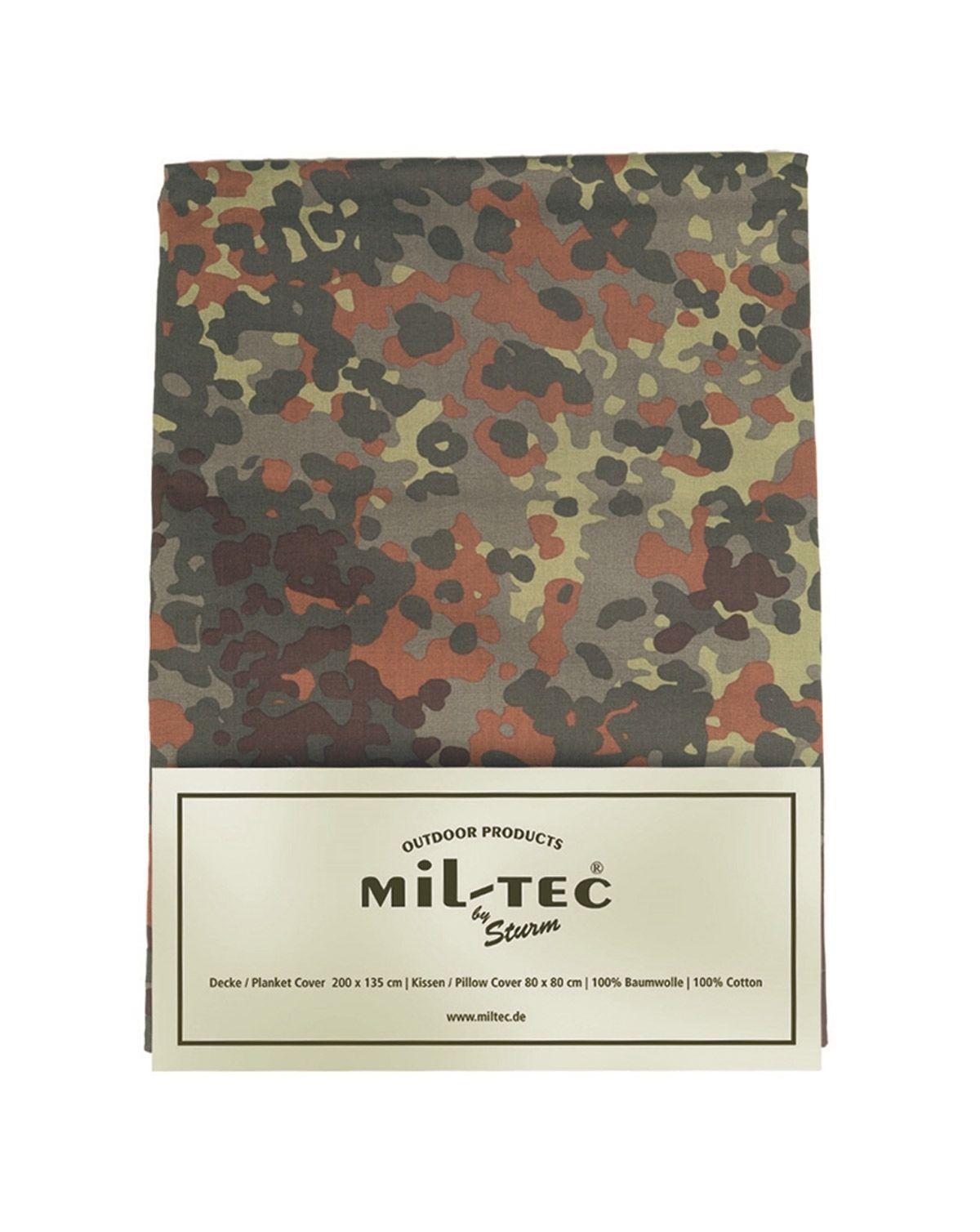 Mil-Tec Camouflage Sengesæt Flecktarn