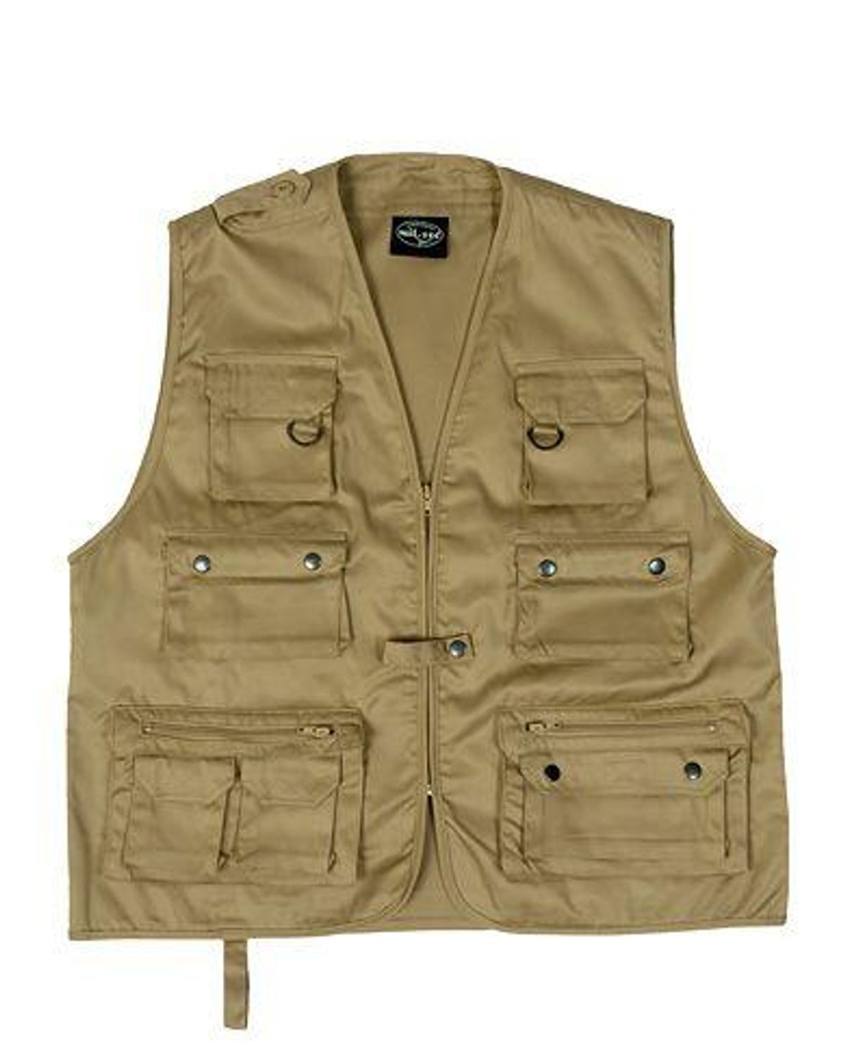 Mil-Tec Hunters Vest - Jagtvest Khaki