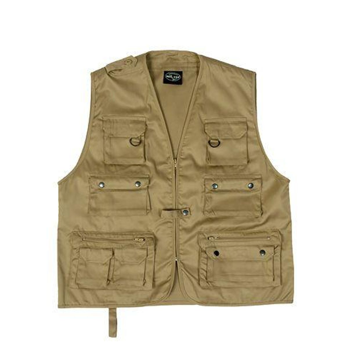 Mil-Tec Hunters Vest - Jagtvest Khaki