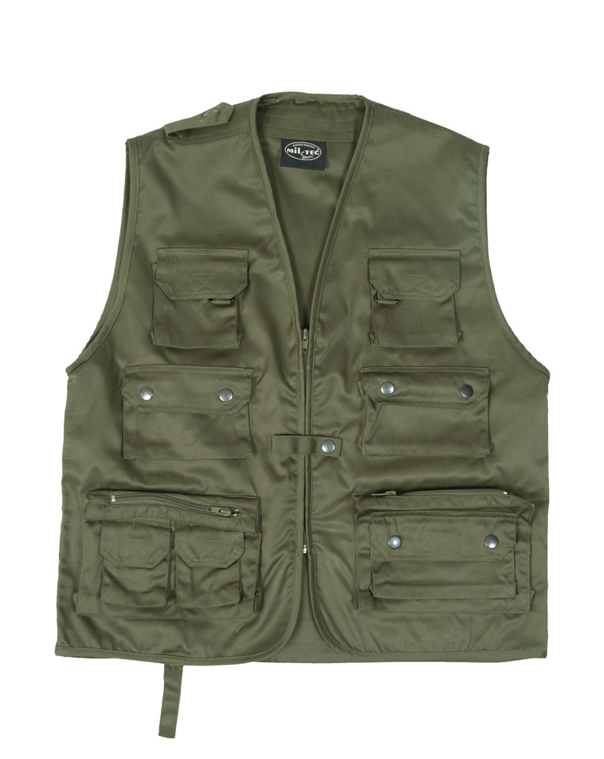 Mil-Tec Hunters Vest - Jagtvest Oliven