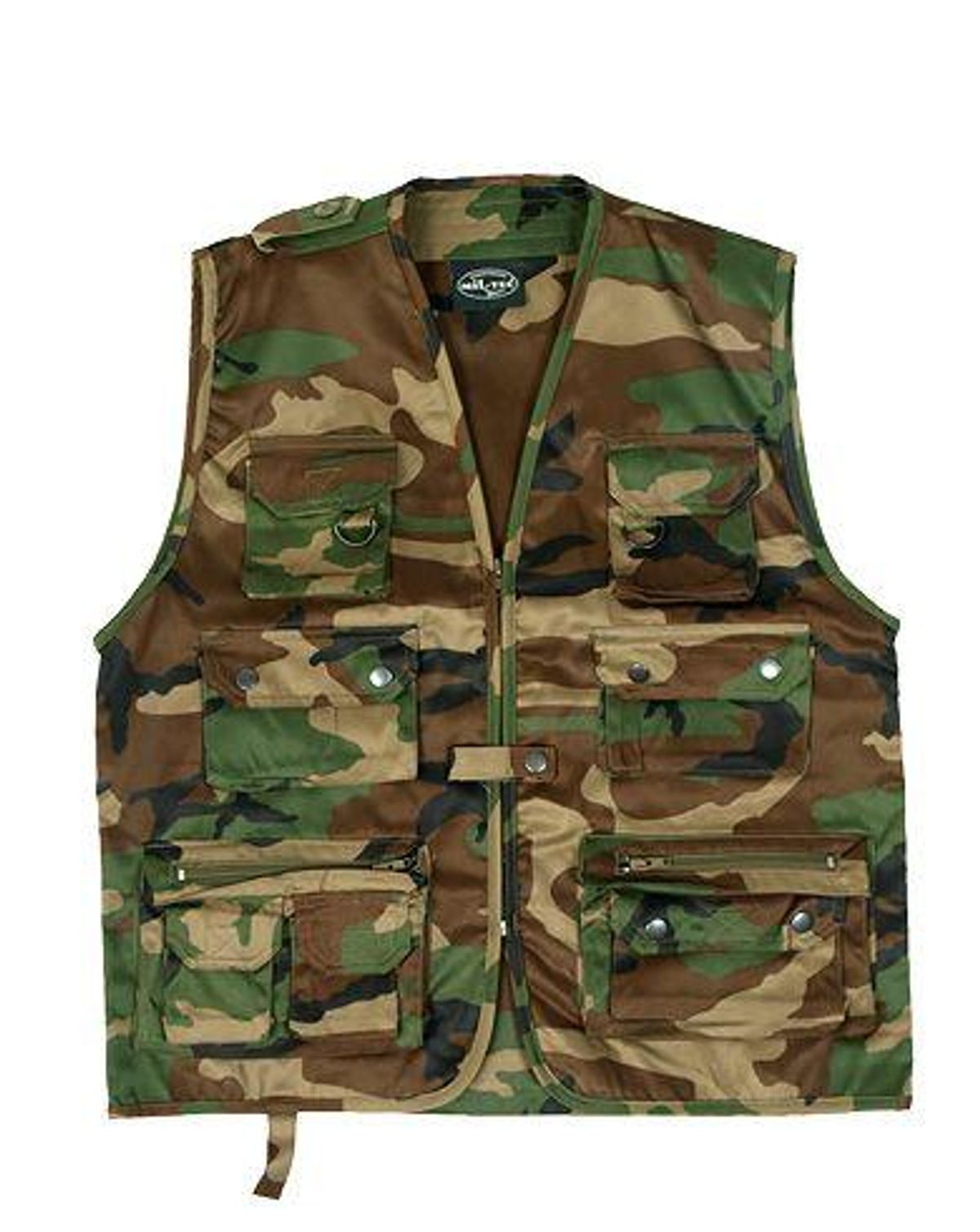 Mil-Tec Hunters Vest - Jagtvest Woodland