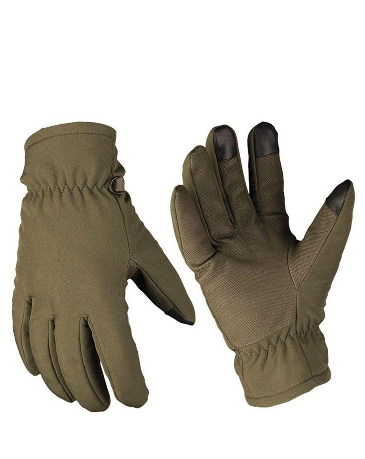 Mil-Tec Softshell handsker med Thinsulate Oliven