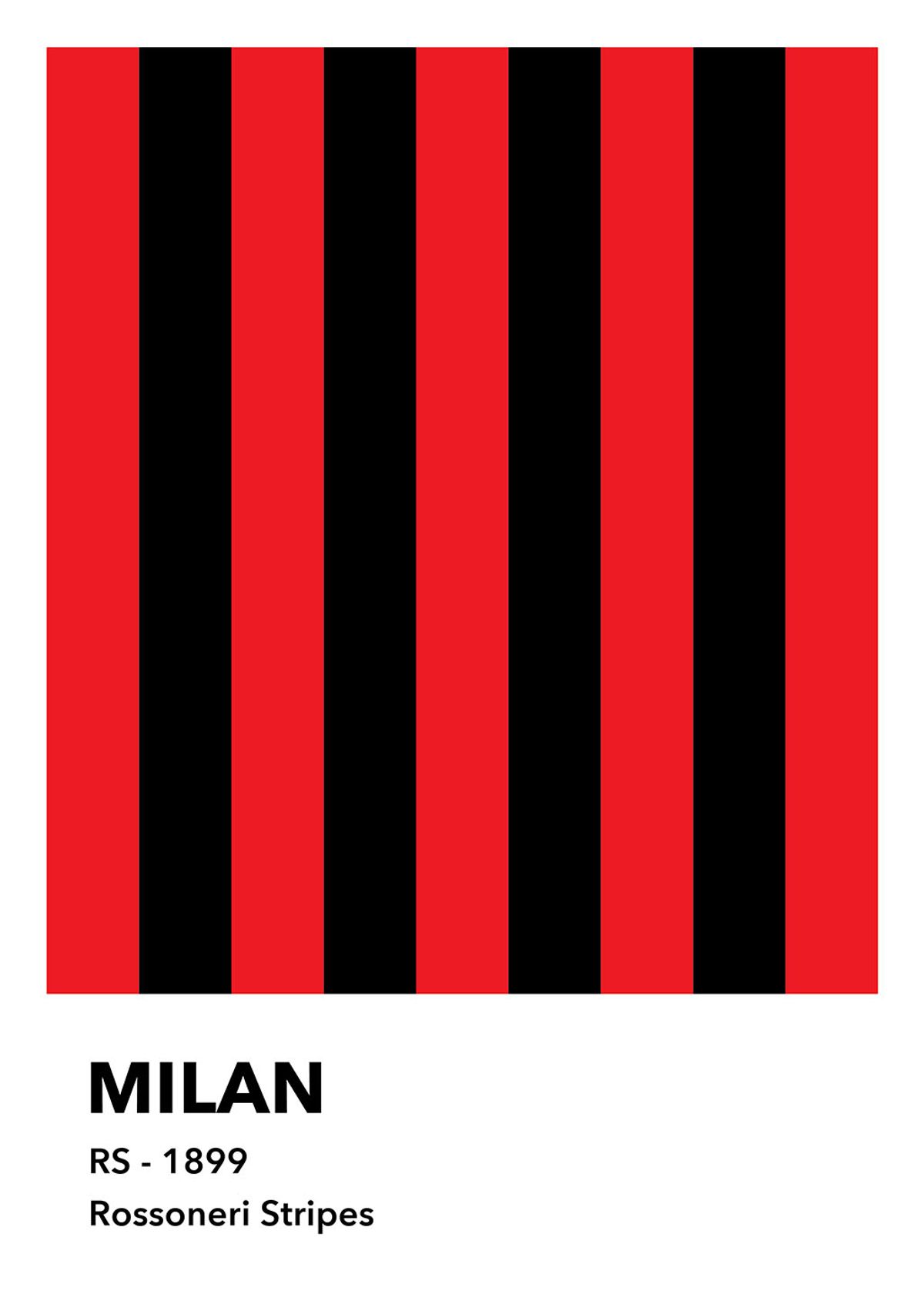 Milan - Rossoneri Stripes af Ol? Ol?