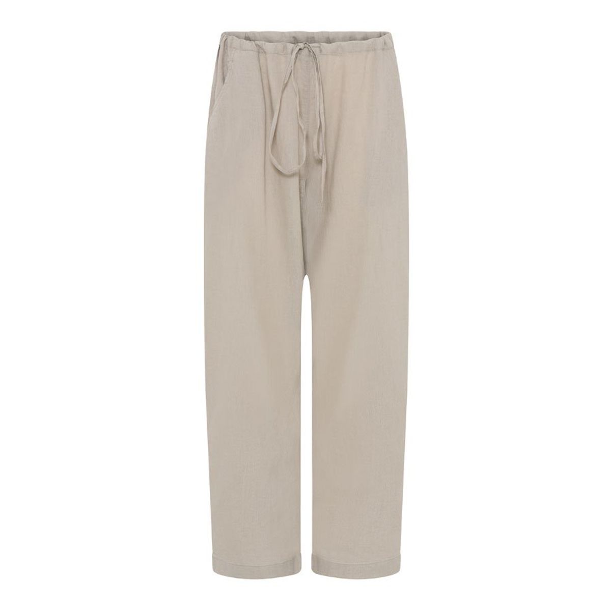 Milano Linen String Ankle Pant pure cashmere - M