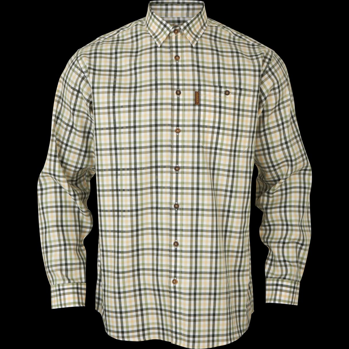 Milford skjorte Beech green check-L