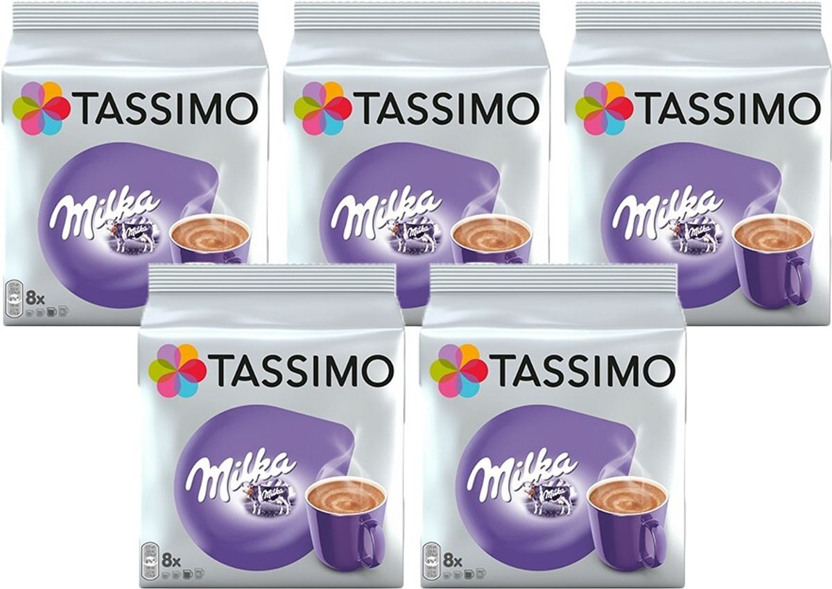 Milka - Milka Chokolade (40 stk) - Kapsler til Tassimo