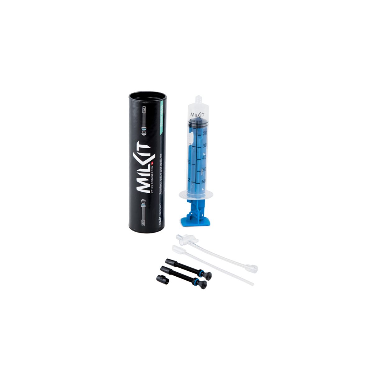 Milkit - Compact Kit - 2x 55 mm tubeless ventiler