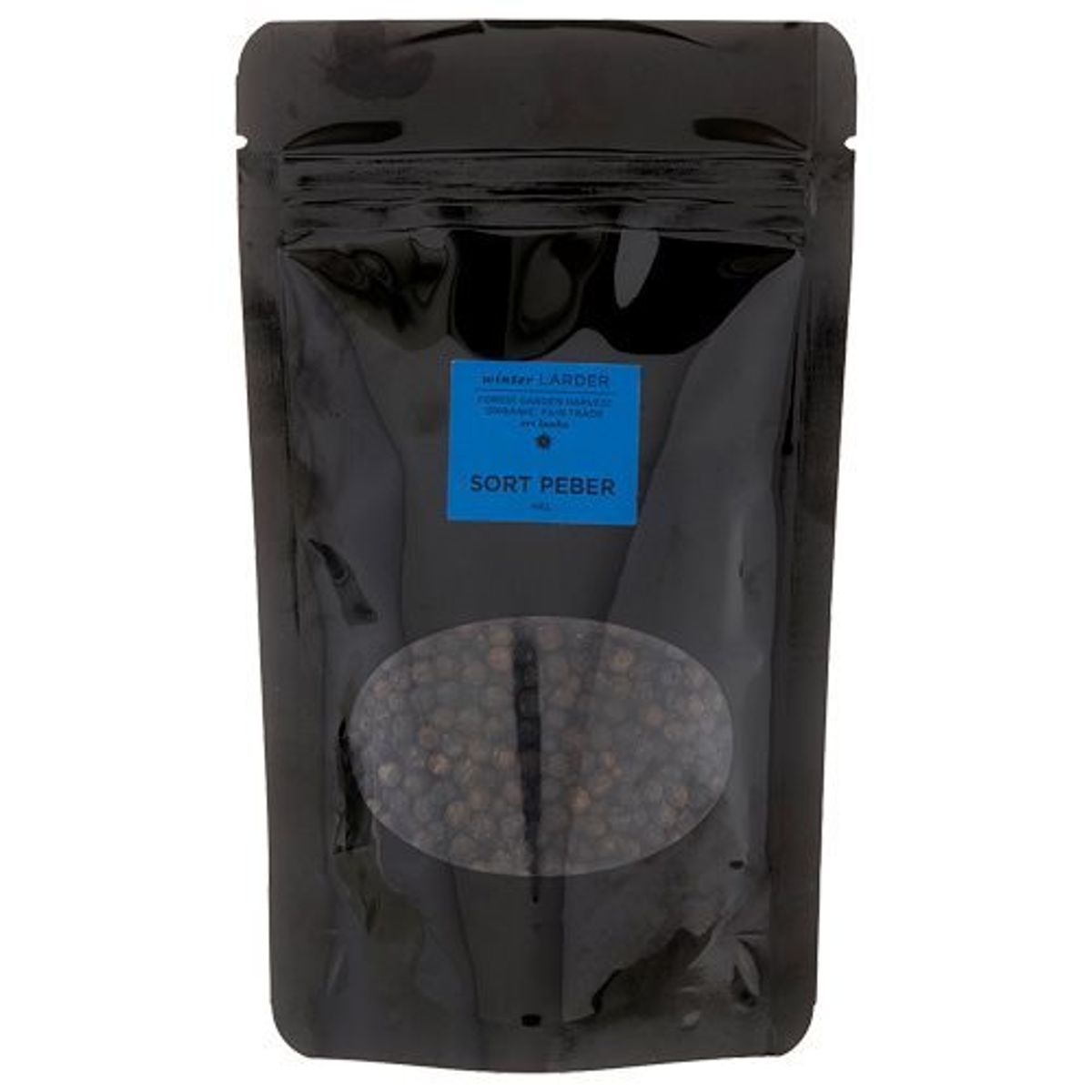 Mill & Mortar Sort Peber hel refill Ø, 100g.