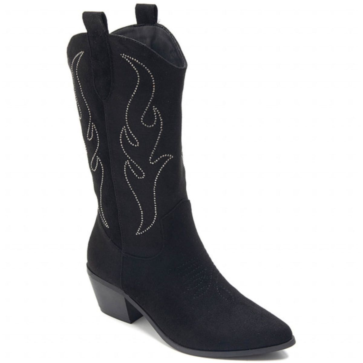 Milla Dame cowboystøvle 9557A - Black