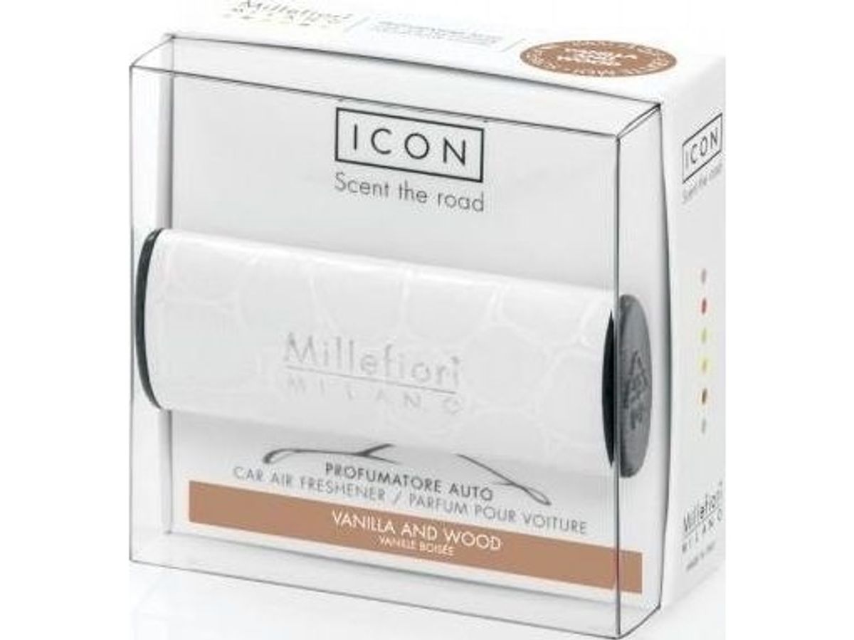 Millefiori_Milano Car Icon Car Fragrance Vanilla And Wood