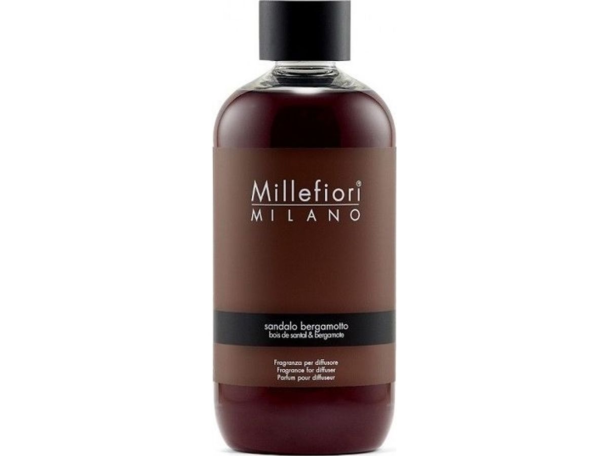 Millefiori_Natural Fragrance Refill For Sandalo Bergamotto Fragrance Sticks 250Ml