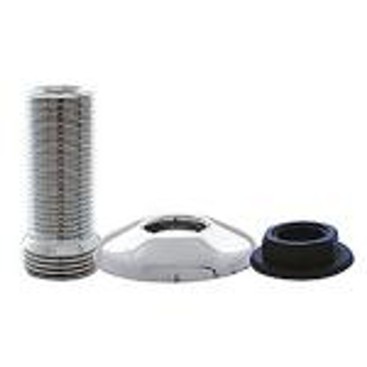 Milton Megatherm Tilgangsstykke 1/2x3/4x 55mm lange lige med 1/2x50x10mm roset. Lev. i poser