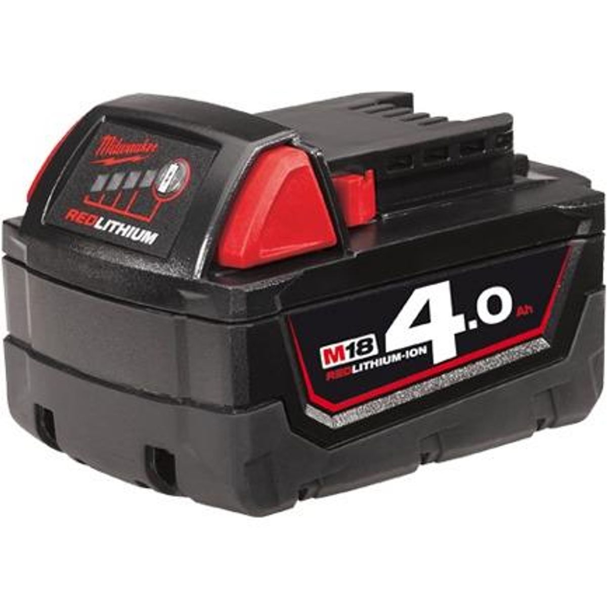 Milwaukee batteri M18 B4 Red Lithium-Ion 18V 4,0 Ah