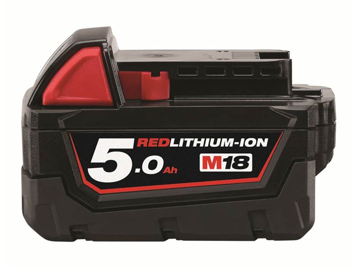 Milwaukee batteri M18 B5 Red Lithium-Ion 18V 5,0 Ah