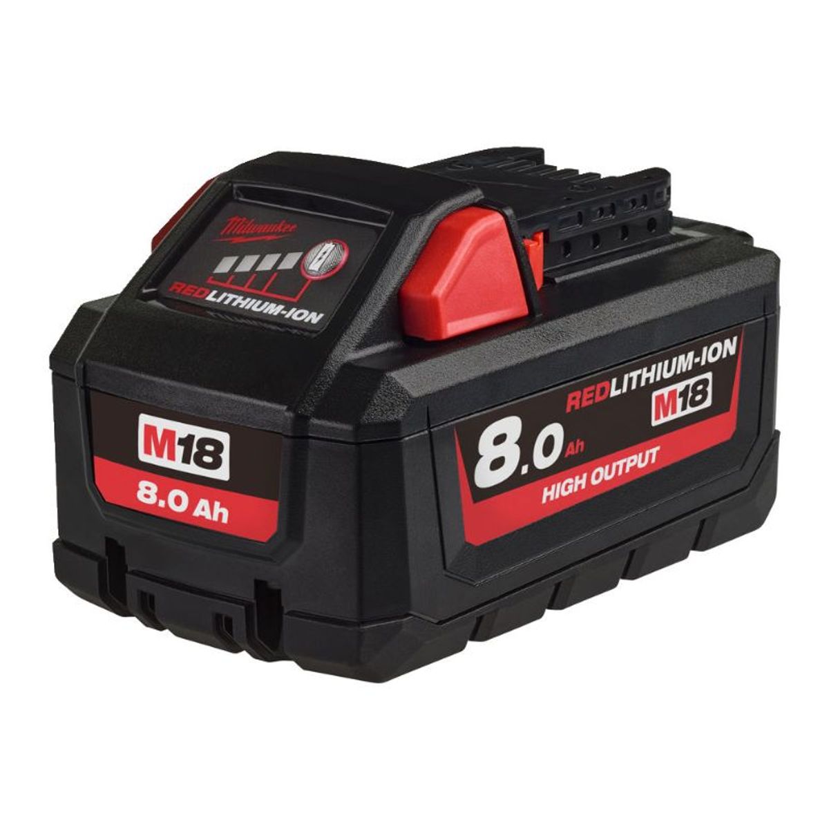 Milwaukee batteri M18 HB8 HO Red Lithium-Ion 18V 8,0Ah