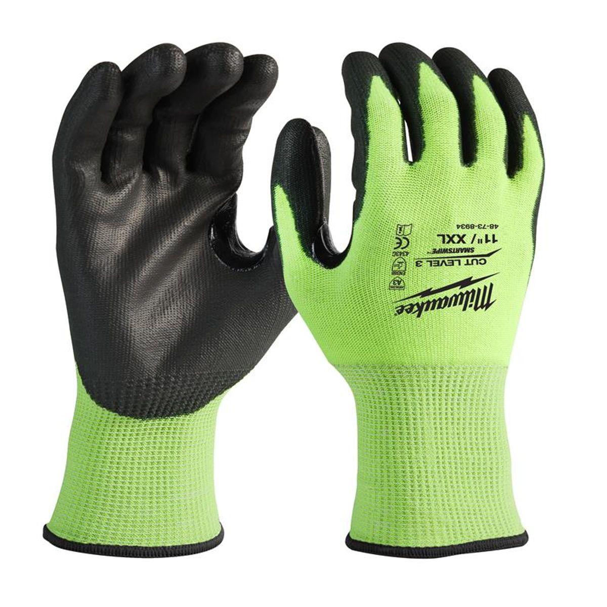 Milwaukee HANDSKER HI-VIS KAT. 3 XXL/11