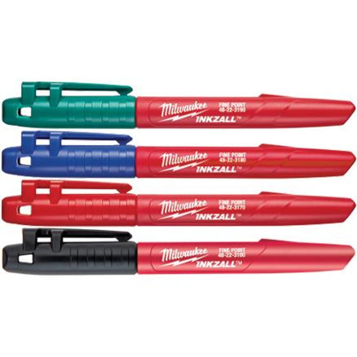 Milwaukee INKZALL Permanent marker - 4 farver