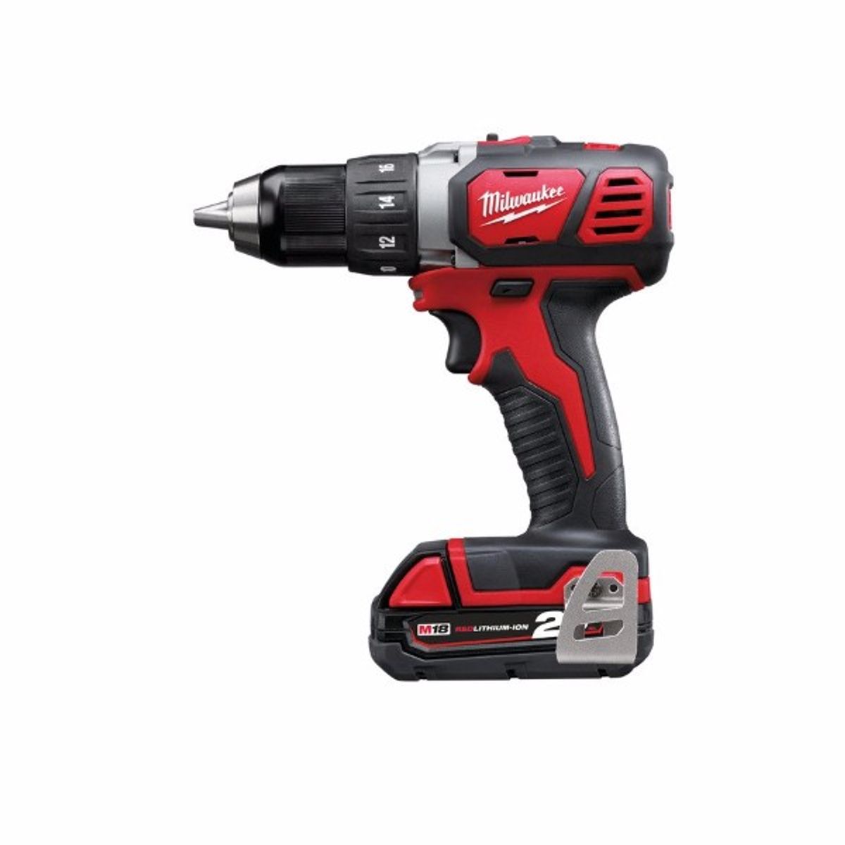 Milwaukee M18 BDD-202C Kompakt M18 bore-/skruemaskine